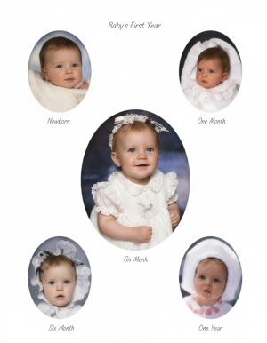 Photo Mat - Baby's First Year