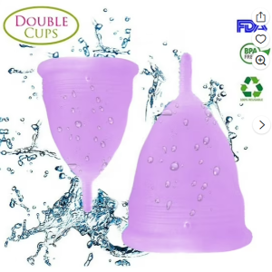 Howarmer Menstrual Cups, Reusable Period Cup for Beginners,Tampons & Pads Alternative,Silicone Menstrual