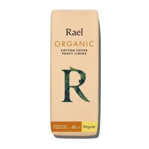 Rael Organic Cotton Cover Long Panty Liners, 60 Count