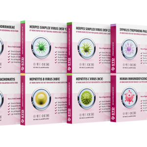 Complete 8-in-1 STD At-Home Rapid Test Kit